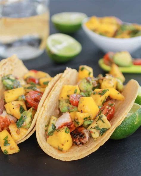 mango fish|Mahi Mahi Tacos with Mango Salsa .